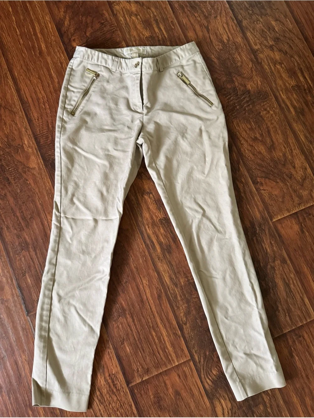 Michael Kor’s Slim Fit Khaki Chinos Women’s 2